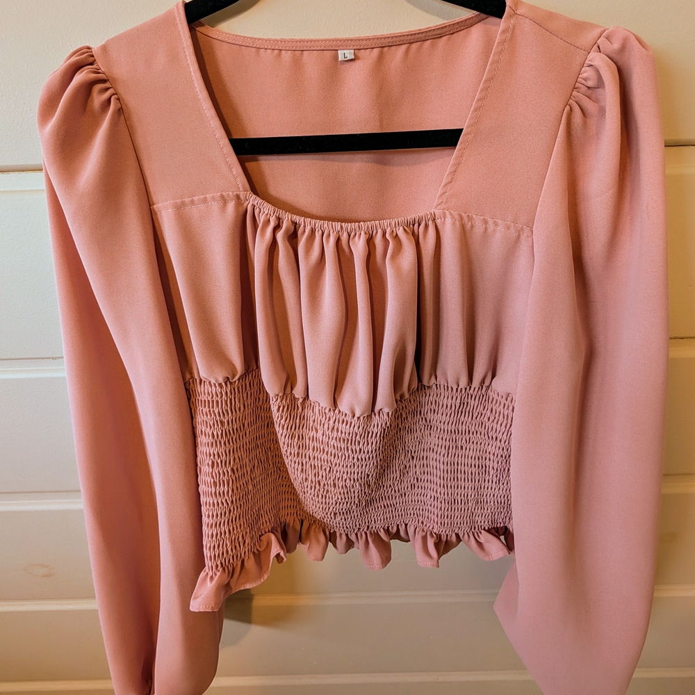 Elegant Pink Women's Top